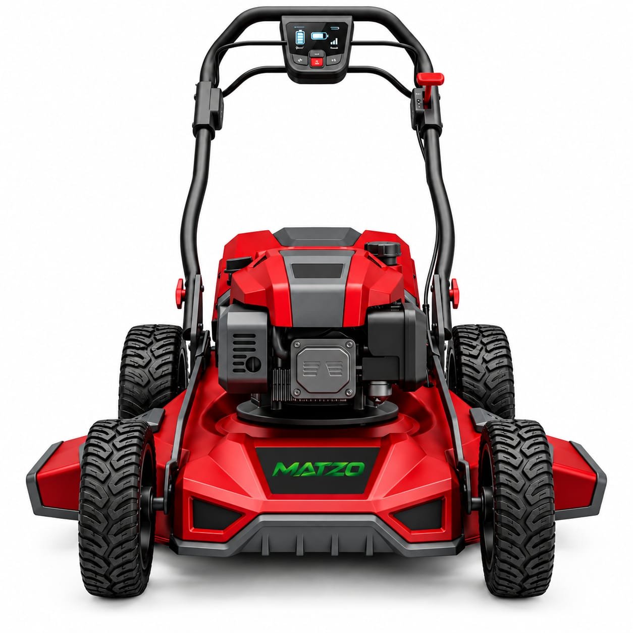 p6 Matzo Heavy-Duty Cordless Electric Self-Propelled Lawn Mower with Digital Control Display - Image 1